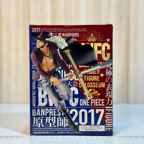 🇯🇵吼皮玩具🇯🇵 航海王 鷹眼 日版 金證 BWFC A款 公仔 2017 造形王頂上決戰 vol.3 海賊王 景品
