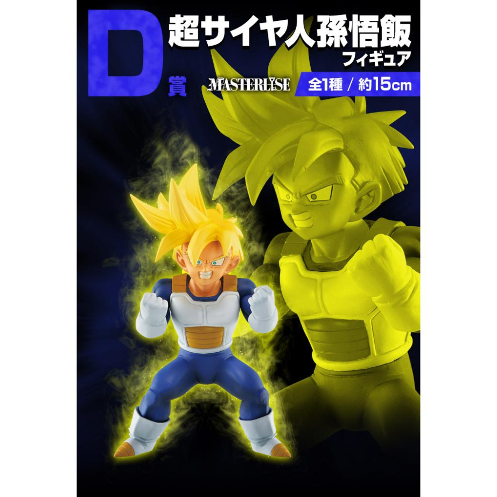 🇯🇵吼皮玩具🇯🇵 七龍珠 孫悟飯 日版 金證 一番賞 D賞 公仔 OMNIBUS GREAT 超級賽亞人 悟飯 景品-細節圖2