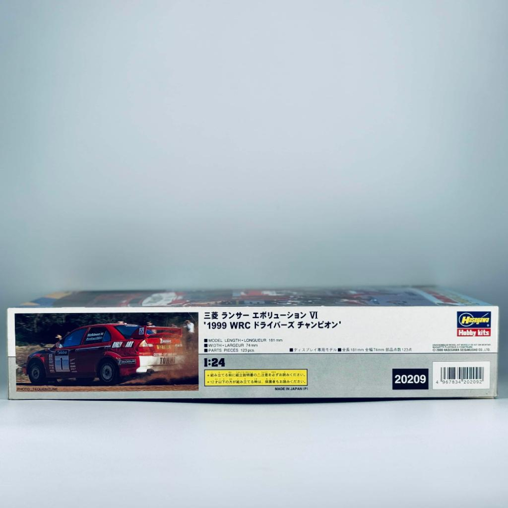 🇯🇵吼皮玩具🇯🇵 絕版 長谷川 Lancer Evolution VI 1999 WRC 1/24 汽車 組裝模型 老物-細節圖4