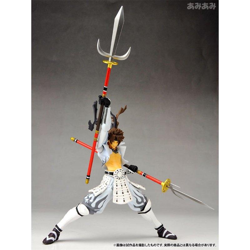 🇯🇵吼皮玩具🇯🇵 絕版 戰國BASARA 真田幸村 白裝束 限定版 日版 海洋堂 山口式 輪轉 公仔 老物 拆檢 美品-細節圖6