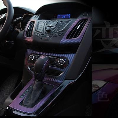 【現貨】FORD FOCUS 12-15年 內裝飾貼 九件套 中控貼 冷氣孔 門把 卡夢 碳纖紋-細節圖5