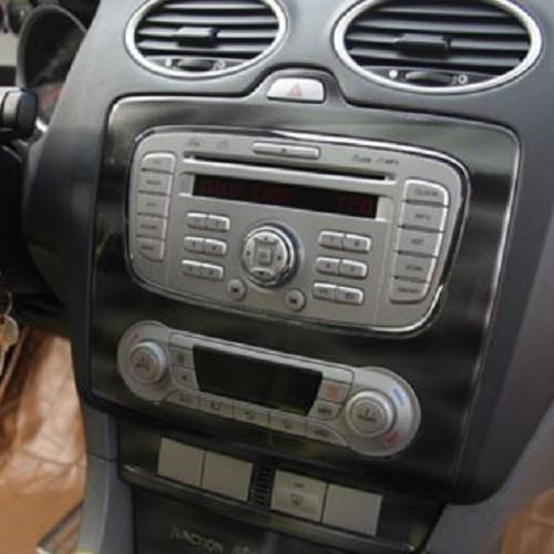 FORD FOCUS MK2 MK3 碳纖卡夢中控貼 恆溫版 免栽切 08-12年 A0369-細節圖2