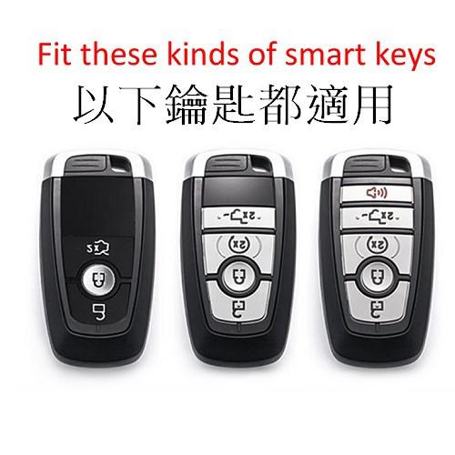 【現貨】FORD 鑰匙包 全車系 鑰匙套 碳纖紋 矽膠 FOCUS MK4 Eco Boost-細節圖5