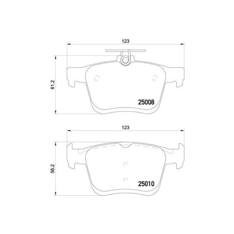 奧迪A3 Q3 TT SKODA SUPERB KODIAQ P85125 後 來令片 煞車皮 5Q0698451Q-細節圖3