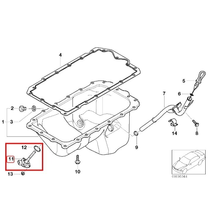 BMW E46 油位感應器 12617501786 E81 E82 E84 E85 E90 油位開關 機油油位感應器-細節圖3