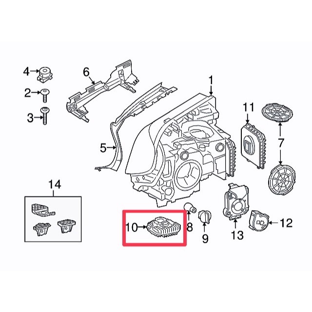 BMW G30 G31 G32 F90 LED燈模組 63117214934-細節圖5