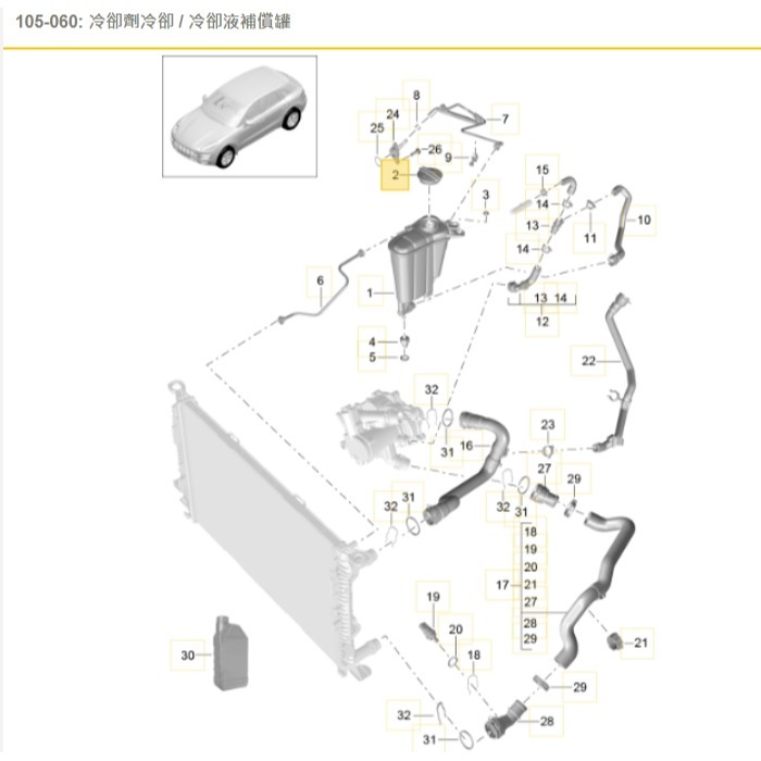 Skoda FABIA OCTAVIA 備水桶蓋 RAPID ROOMSTER SUPERB 3B0121321 雪怪-細節圖4