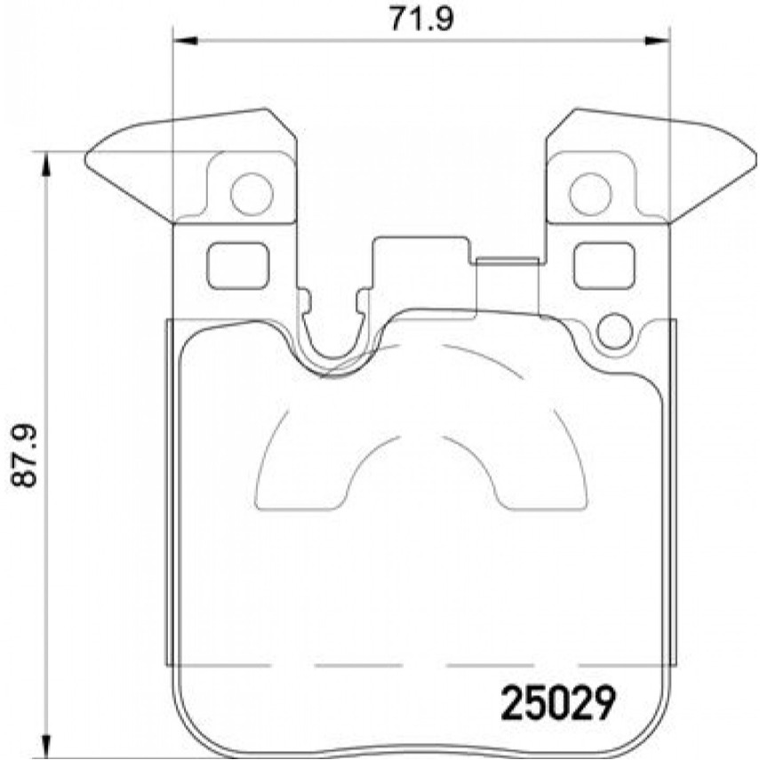 BMW F20 後 來令片 F21 F22 F23 F30 F31 F32 F33 F36 P06087-細節圖2