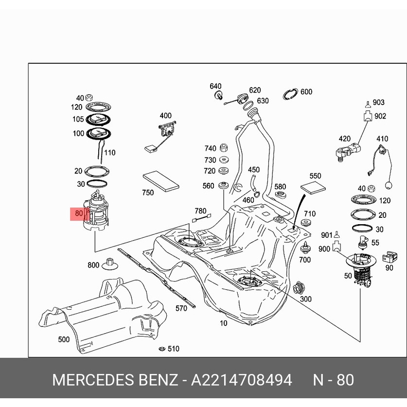 賓士 W221 汽油泵浦 電動幫浦 2214705994 電動泵浦 汽油幫浦 2214708494-細節圖5
