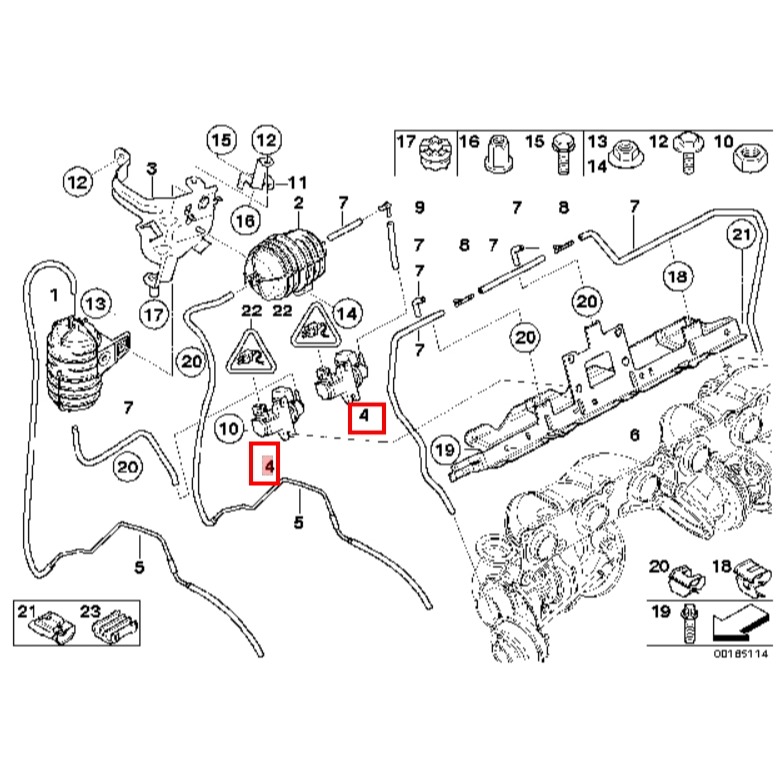 BMW E60 E90 E91 E92 E70 E71 F01 F10 F11 渦輪電磁閥 11747626350-細節圖7