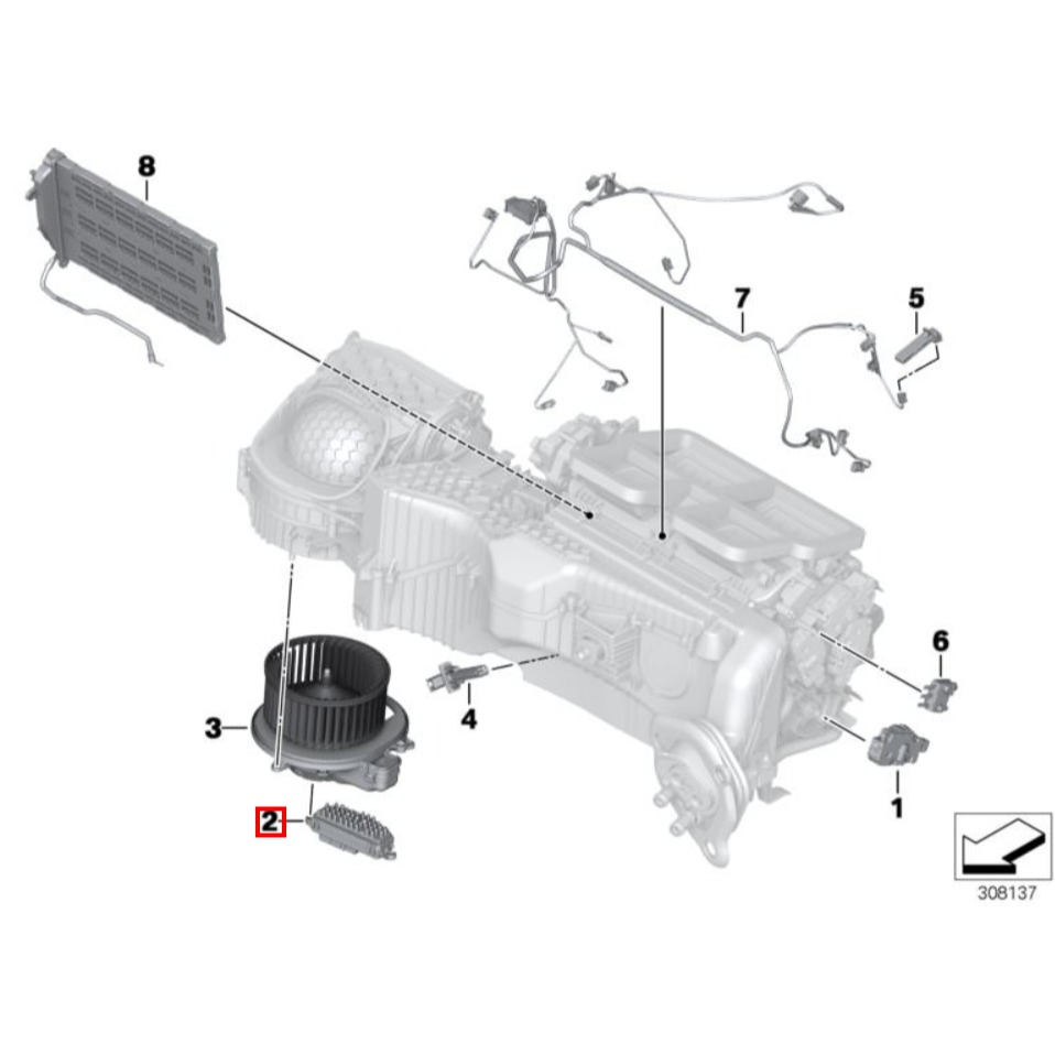 BMW F15 F20 風箱電阻 冷氣鼓風機電阻 F30 F80 F22 64119276112 64119270254-細節圖5