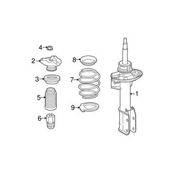 賓士 W204 4傳 X204 GLK避震器 2043202031 2043204330 2043230500-細節圖3