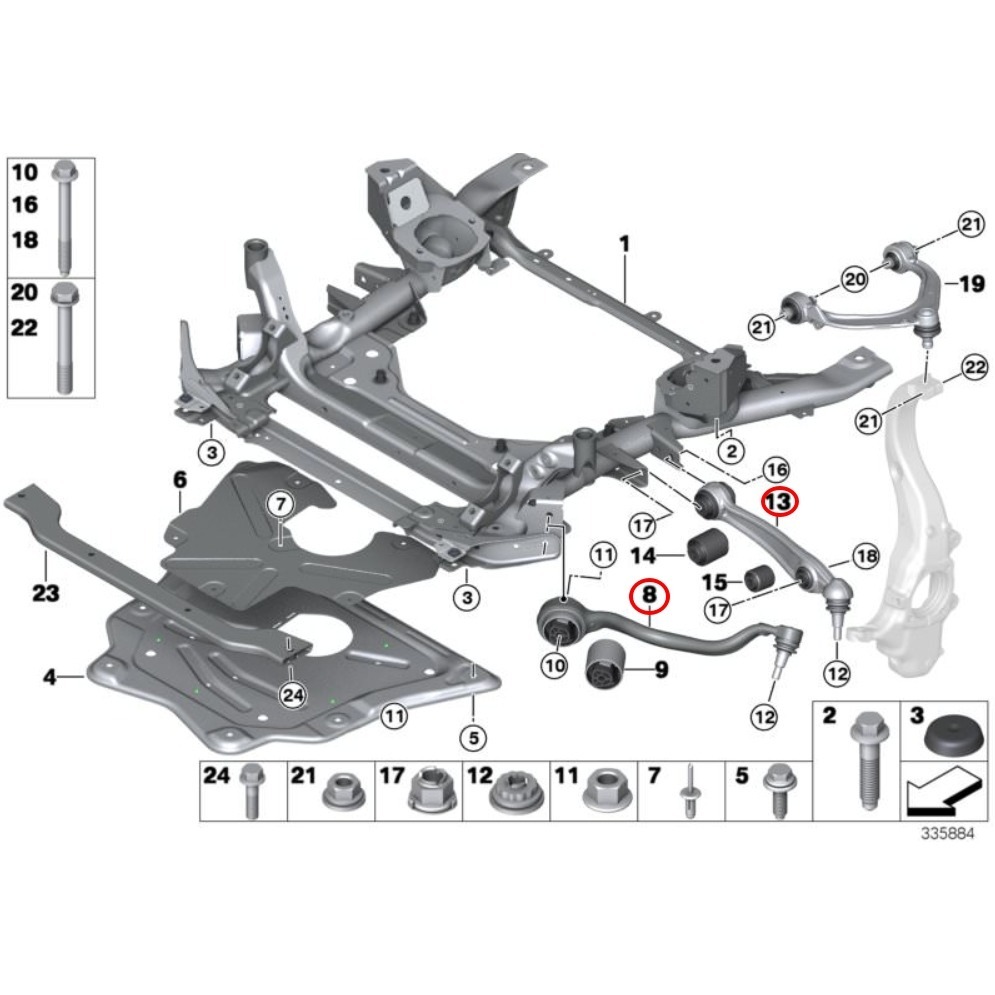 BMW F15 F16 三角架 31126864821 31126851691 31126864822-細節圖4