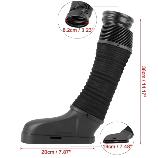 賓士 M272 M273 空氣軟管 W204 W212 左 2720901382 右 2720901282-細節圖2