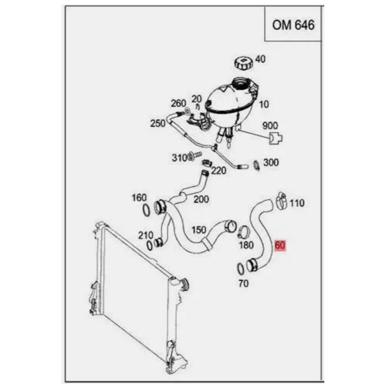 賓士 W204 C207 A207 GLK X204 上水管 2045010382 水箱 上水管-細節圖3