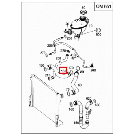 賓士 W204 W212 GLK X204 下水管 2045010482 水箱 下水管-細節圖4