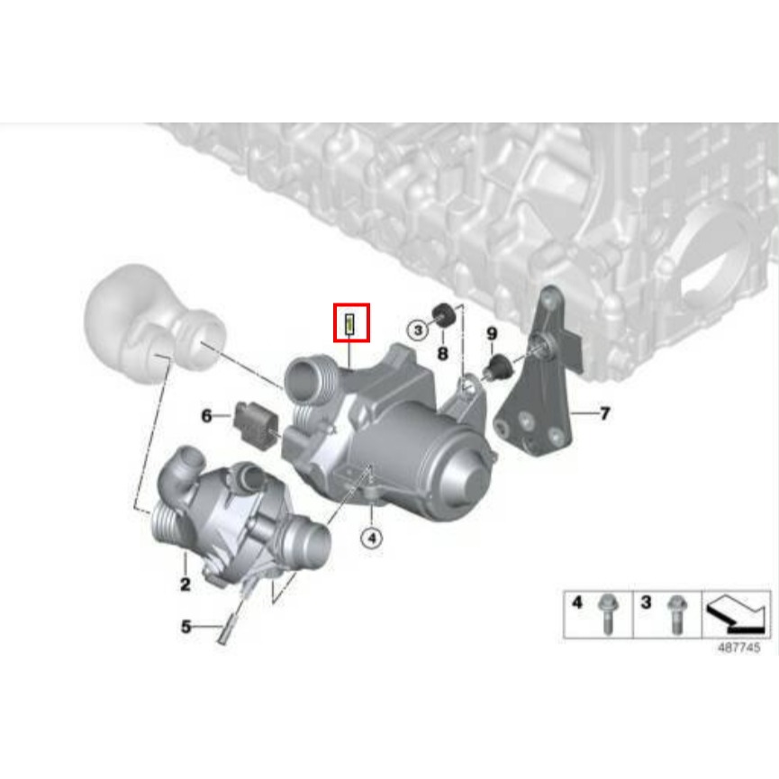 BMW N52N E70 水泵浦 電子式 11517568595 11519894484 11517546996 水幫浦-細節圖5