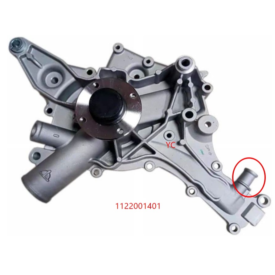 賓士 水幫浦 1122001501 1122001401 水泵浦M112 M113 W203 W210 W19 W220-細節圖2