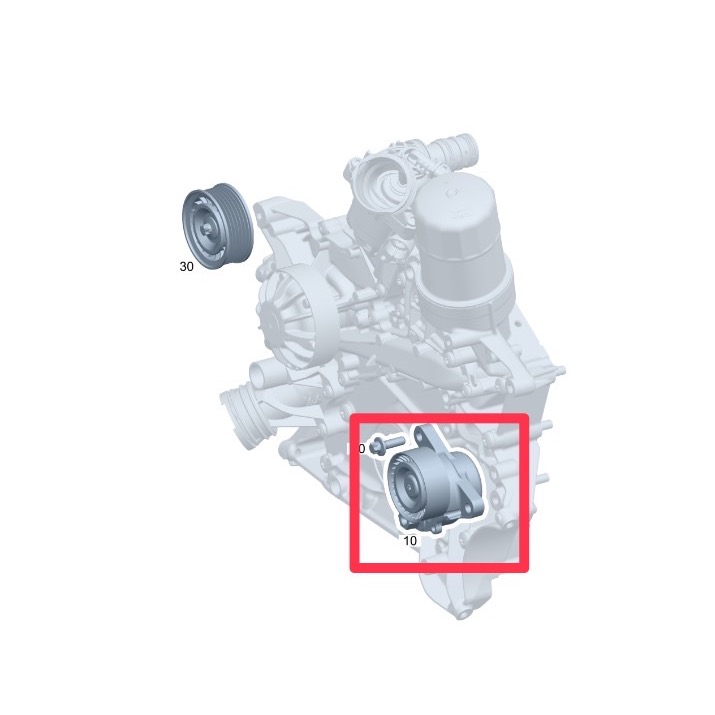 賓士 W204 W205 冷氣惰輪總成 調整 2762000170 W222 W213 W166 皮帶張力器-細節圖3