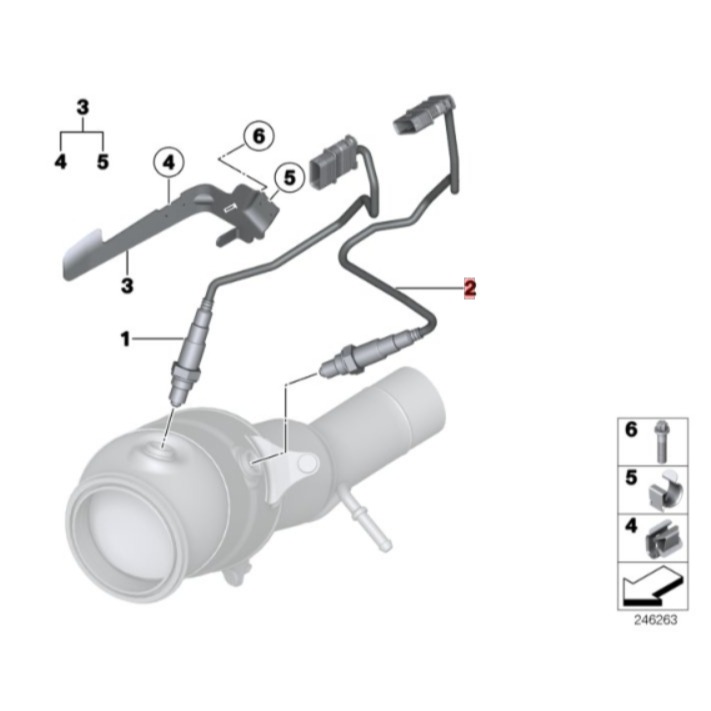 BMW N20 F07 F10 F15 F20 F25 F30 F31 含氧感應器 11787589122 E84-細節圖5