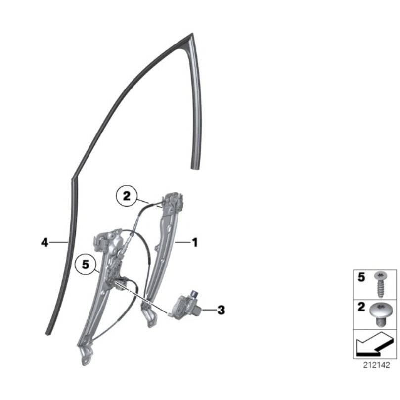 BMW F10 F11 升降機 51337182131 51337182132 51357182613-細節圖3