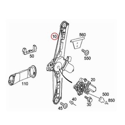 賓士 W211 升降機 2117200346 2117200446 2117300346 2117300446-細節圖6