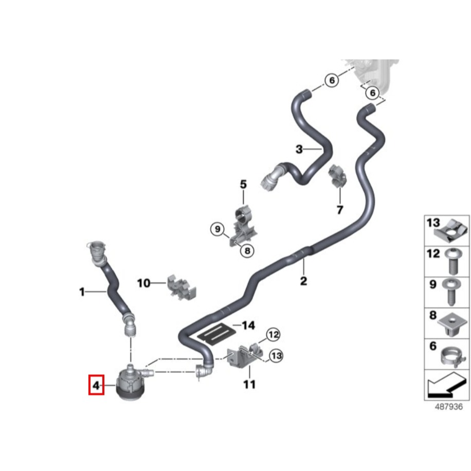 BMW F20 G30 熱水馬達 64116834923 G01 G20 F30 F36 i3 F60 F55 F54-細節圖4