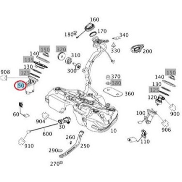賓士 W221 W216 汽油泵浦 W212 W207 W204 電動泵浦 2214706094-細節圖7