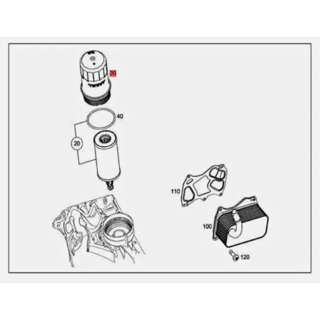 賓士 M276 GLE 350 AMG 機油芯外蓋 2761800038-細節圖4