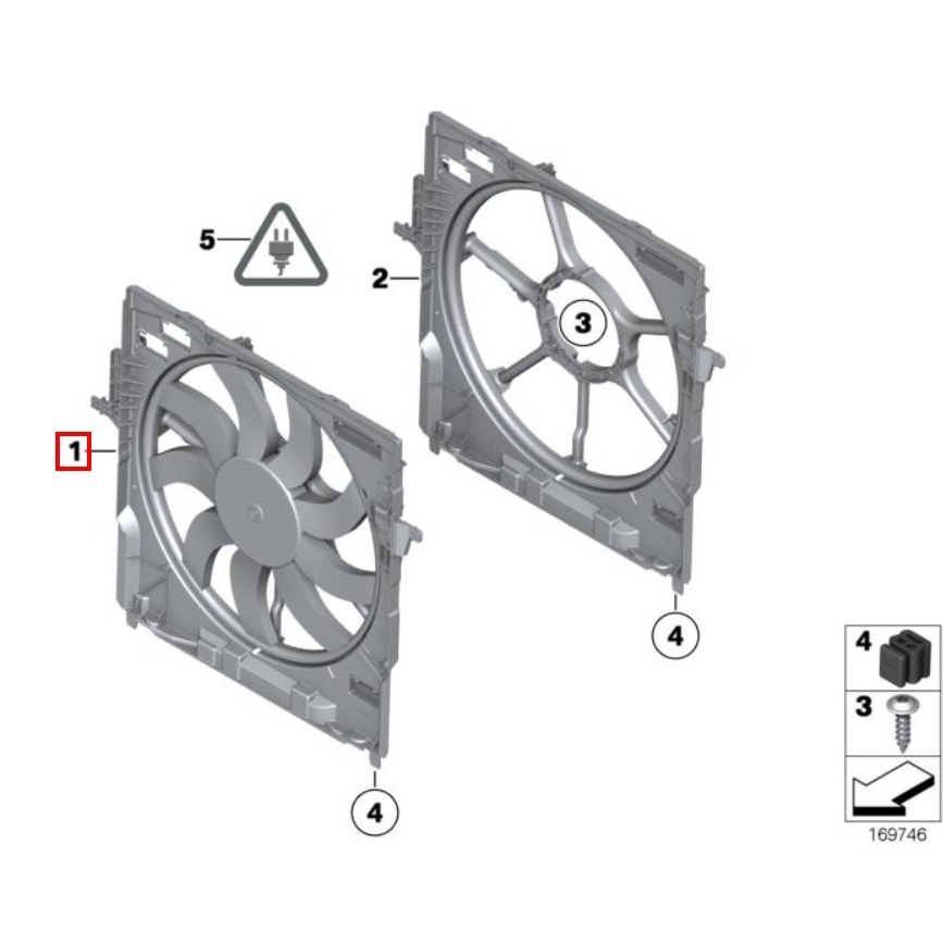 BMW F10 F11 水箱風扇 F12 F13 17428509740 F01 F02 F04 F07-細節圖5