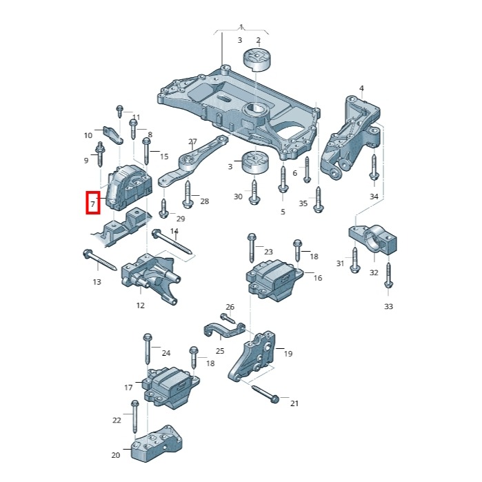 SKODA OCTAVIA SUPERB YETI 奧迪 A3 引擎腳 右 1K0199262CG-細節圖5