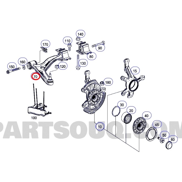 賓士 W246 W242 W176 W117 三角架 2463304700 2463304800-細節圖4