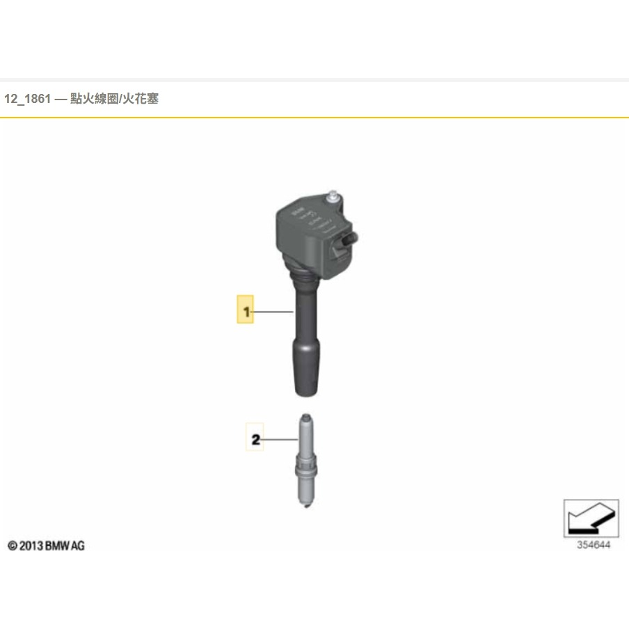 BMW B38 B48 B58 考耳 點火線圈 12138643360 12138615991 12138678438-細節圖5