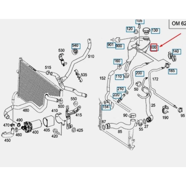 賓士 W221 備水桶 副水箱 2215000649-細節圖6