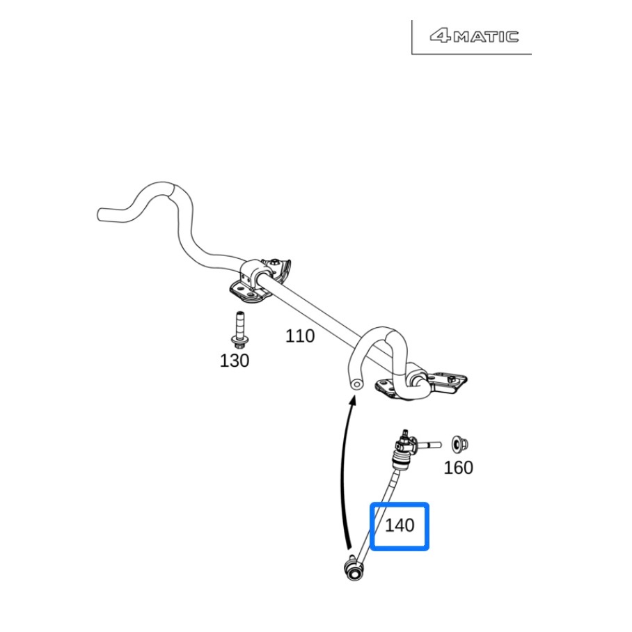 賓士 W205 4WD W213 CLS C257 前 李仔串 2053230917 2053231017-細節圖4