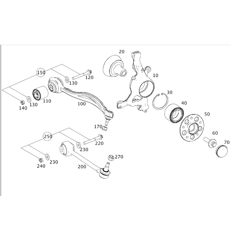 賓士 GLK X204 三角架 台灣現貨 免等7天 2043308011 2043308111 2043308211-細節圖7