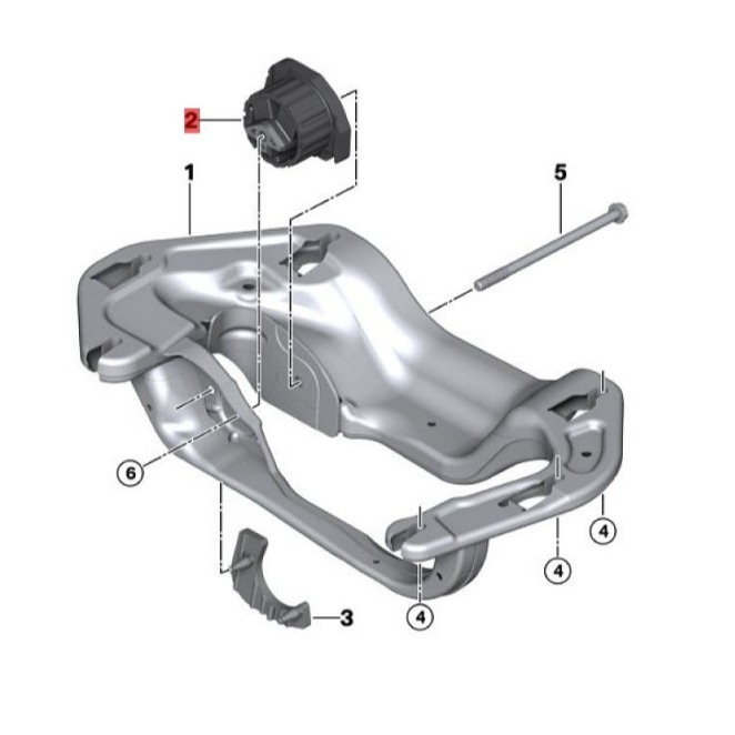 BMW N57 E70 E71 引擎腳 22116795417 22116793016 22326780025-細節圖8