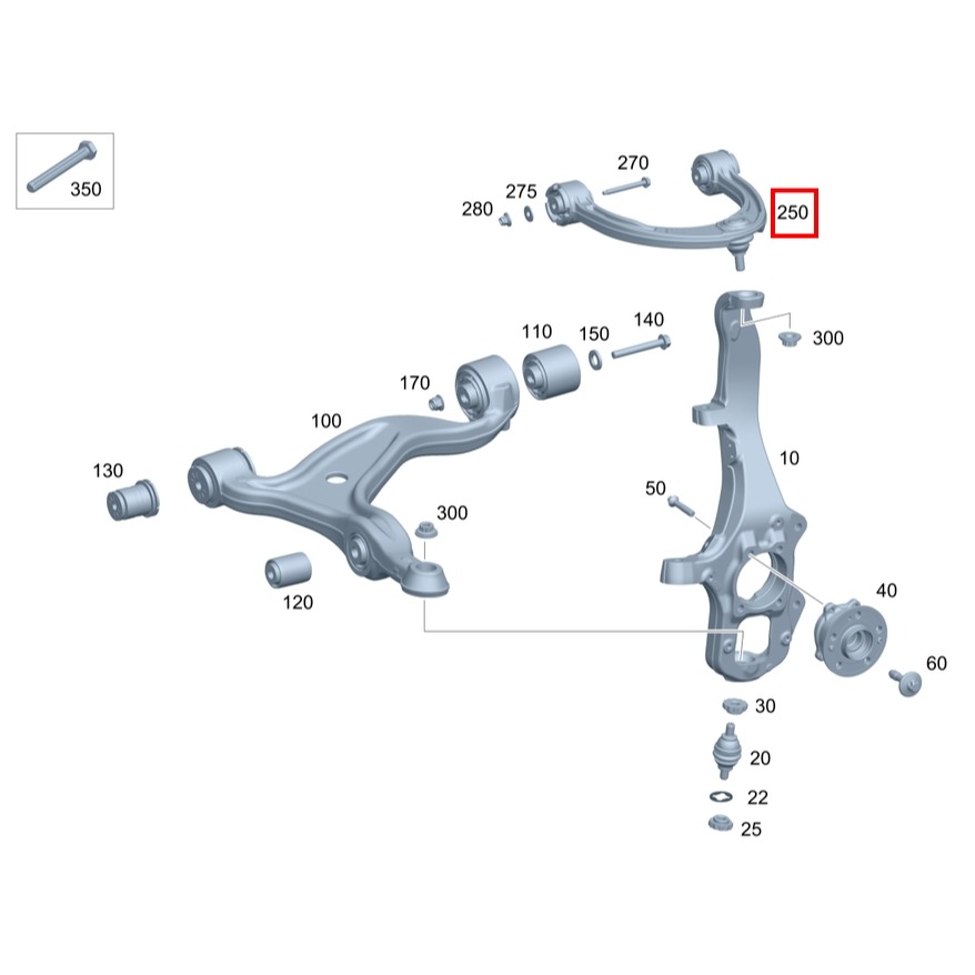 賓士 GLE GLS 三角架 1673301400 1673301300 1673300700 1673300800-細節圖4