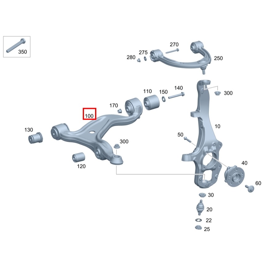 賓士 GLE GLS 三角架 1673301400 1673301300 1673300700 1673300800-細節圖7