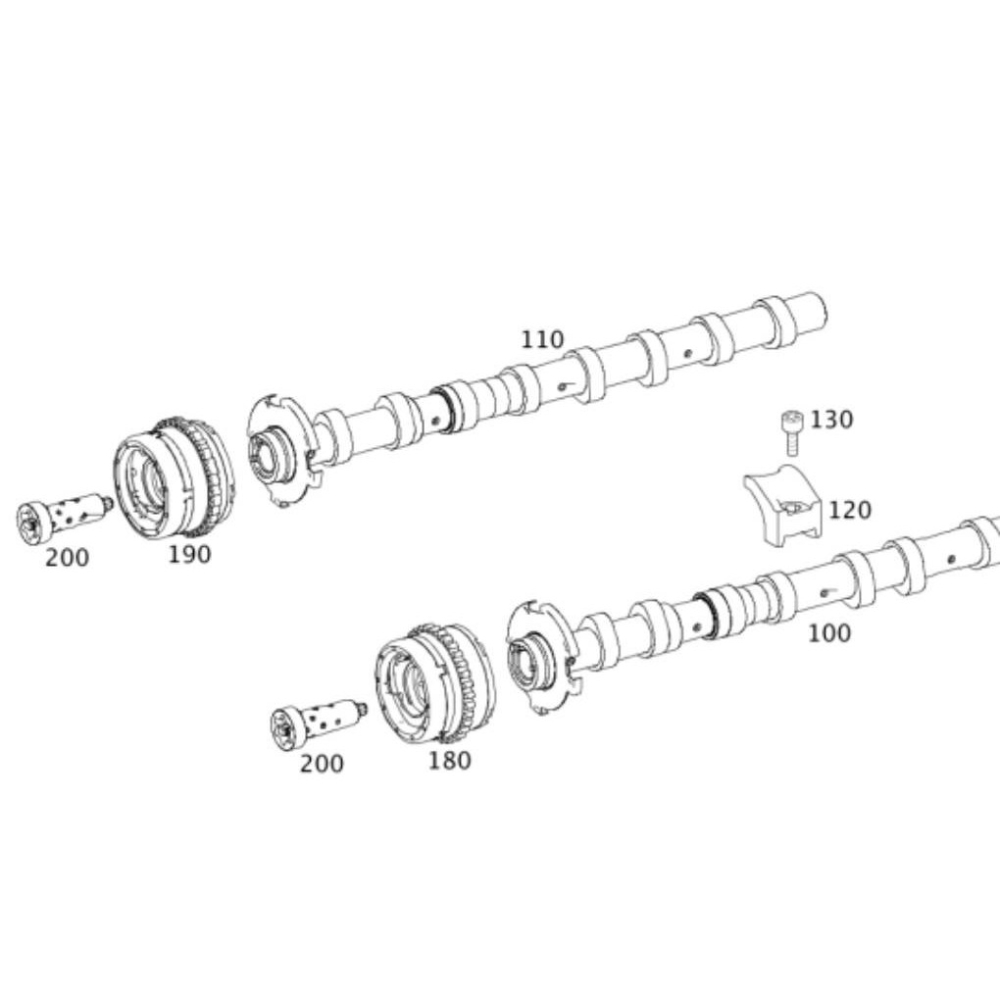 賓士 W204 偏心軸齒輪 W212 2760503600 2760503800 W222 W221 W166 R231-細節圖5