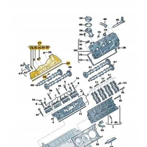 奧迪 A4 A5 汽門蓋總成 059103470CS 059103469DE A6 A7 Q5 Q7 AMAROK-細節圖3