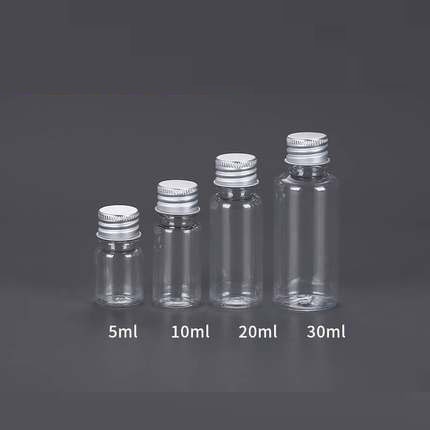 (現貨)PET塑膠分裝瓶20ml 30ml 50ml 60ml 顏料瓶 液體分裝 空瓶 鋁蓋瓶【銅板價幼教福利社】-細節圖2