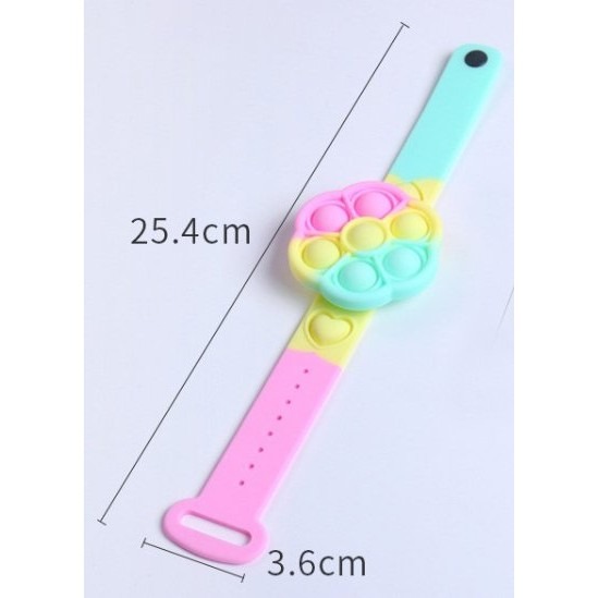(現貨)滅鼠先鋒手環 紓壓旋轉矽膠手環 按壓玩具 紓壓玩具 玩具手錶【銅板價幼教福利社】-細節圖4