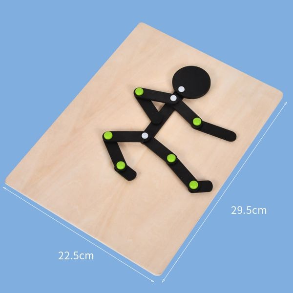 (現貨)運動小人遊戲 兒童玩具 益智訓練 幼兒園教材【銅板價幼教福利社】-細節圖2