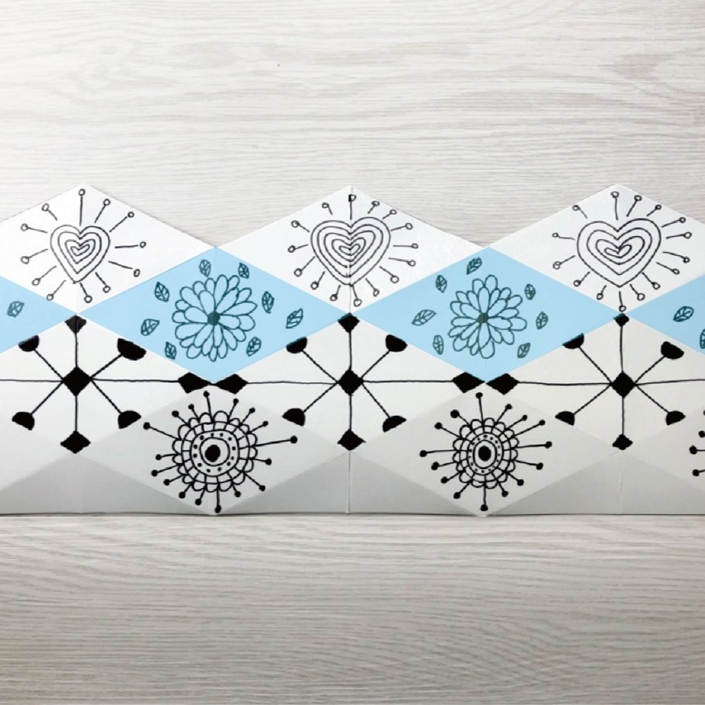 (現貨)翻翻樂空白紙卡(5張入) 國小美勞 安親美勞 DIY 翻轉遊戲 摺紙 招生利器 摺紙畫【銅板價幼教福利社】-細節圖2