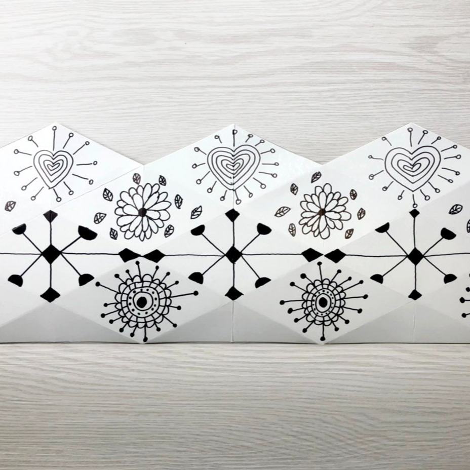 (現貨)翻翻樂空白紙卡(5張入) 國小美勞 安親美勞 DIY 翻轉遊戲 摺紙 招生利器 摺紙畫【銅板價幼教福利社】-細節圖3