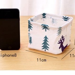 (現貨)棉麻收納籃 置物籃 收納小物 整理空間【銅板價幼教福利社】-細節圖3