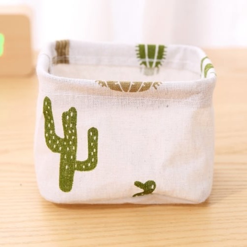 (現貨)棉麻收納籃 置物籃 收納小物 整理空間【銅板價幼教福利社】-細節圖4