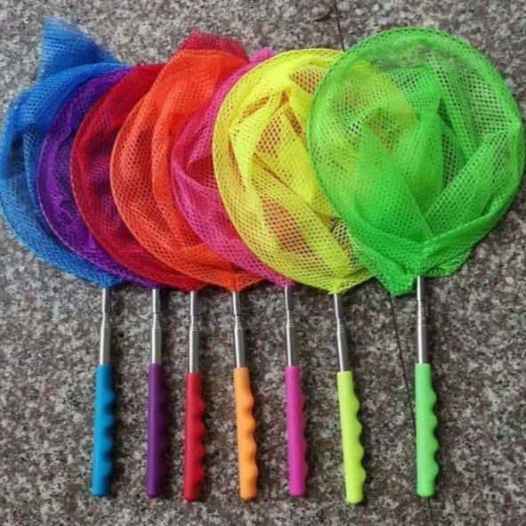 (現貨)伸縮撈魚網(捕蟲網)7色各1支共7支 勞漁網 捕蟲網 網子 幼兒園,教具,玩具【銅板價幼教福利社】-細節圖2