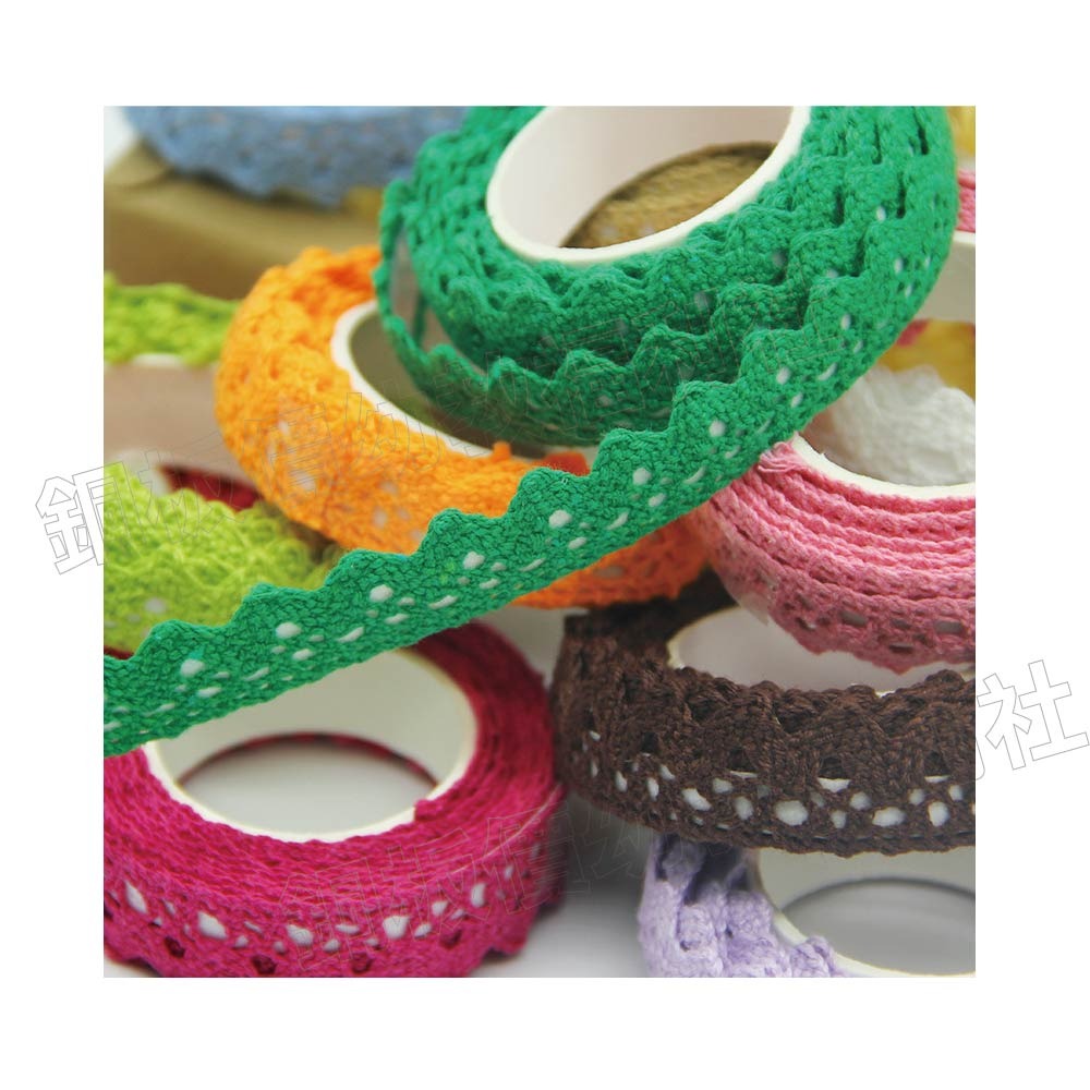 (現貨)背膠蕾絲緞帶(8捲入) 美勞專用緞帶 幼兒園美勞 花束包裝 材料 手作材料 手工藝 【銅板價幼教福利社】-細節圖8